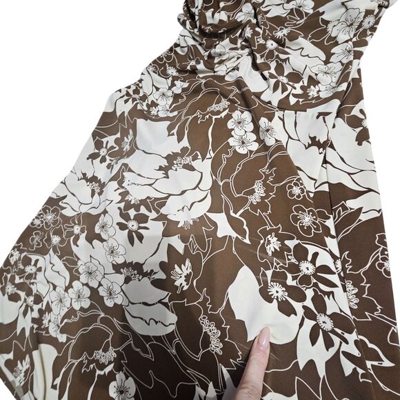 BCBGMaxazria Women's Sundress Dress Floral T Back size Small - Picture 5 of 12